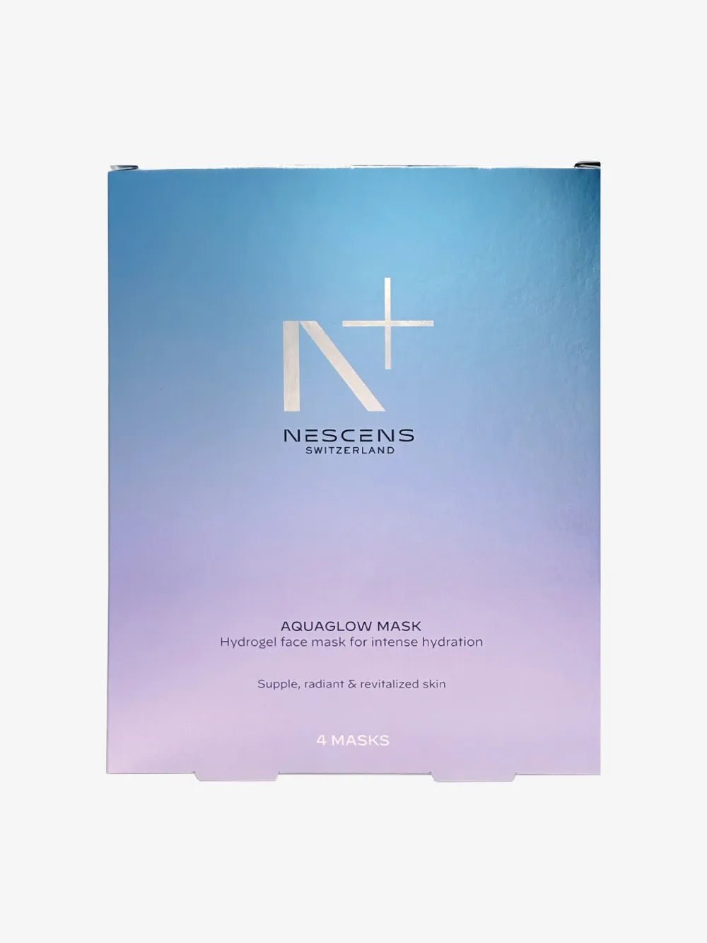 Nescens - Set de 4 AquaGlow Masque Hydrogel - Helvetskin