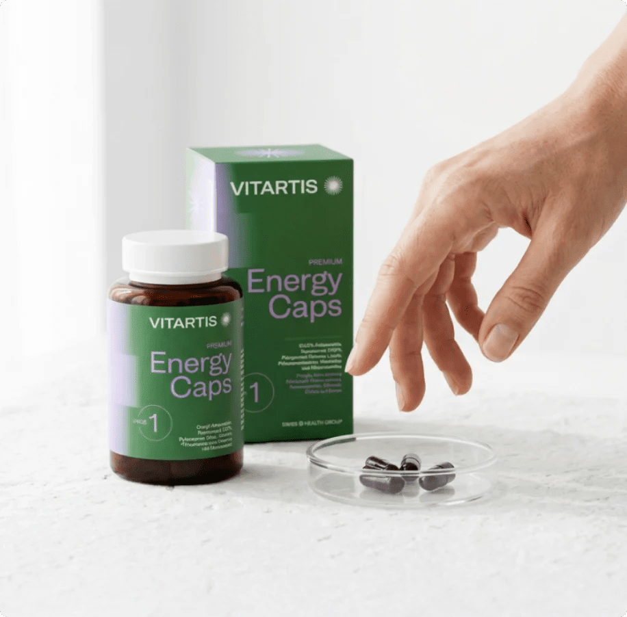 Vitartis | Premium Energy Caps – 60 capsules - Helvetskin