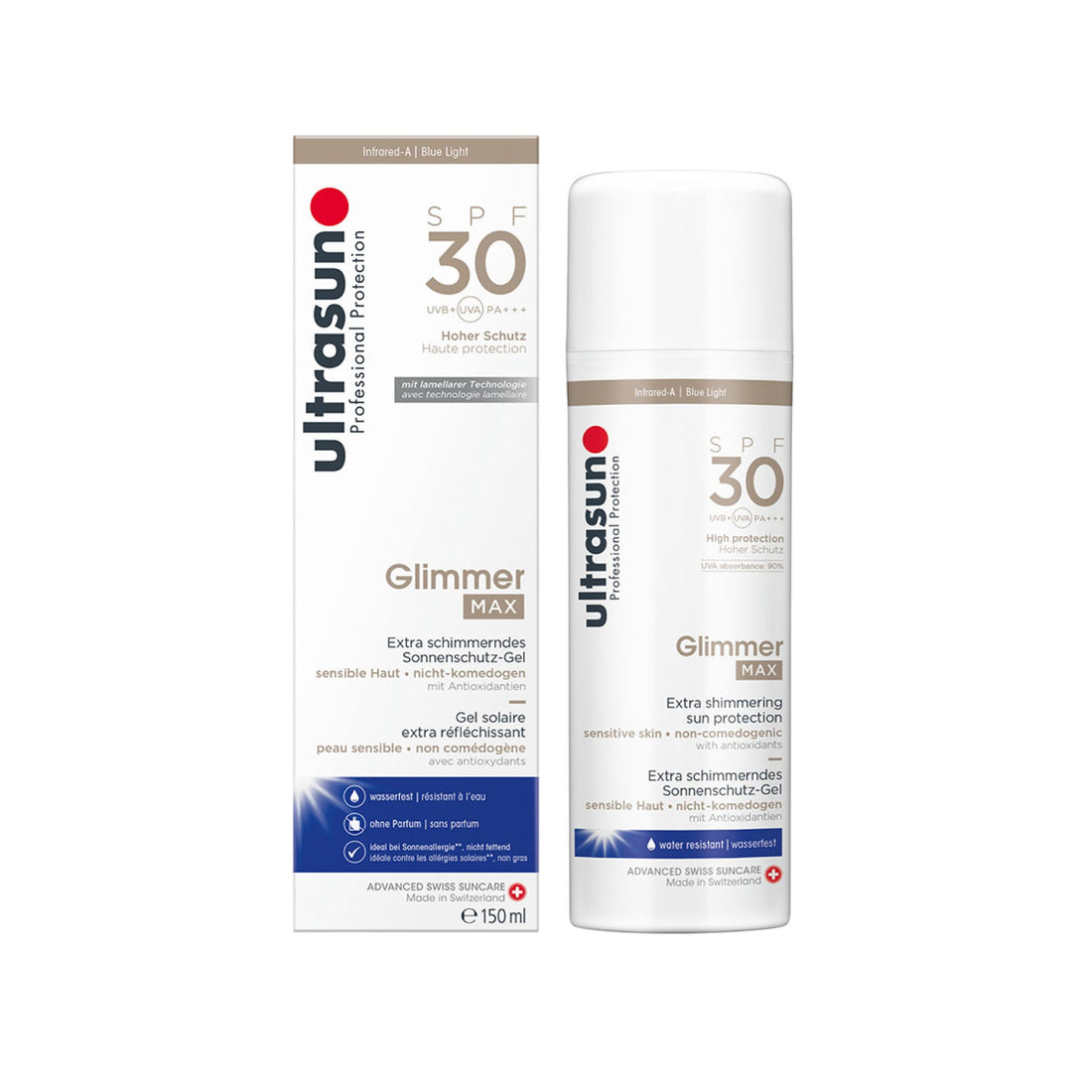 Ultrasun | Glimmer SPF30 Max 150ml - Helvetskin