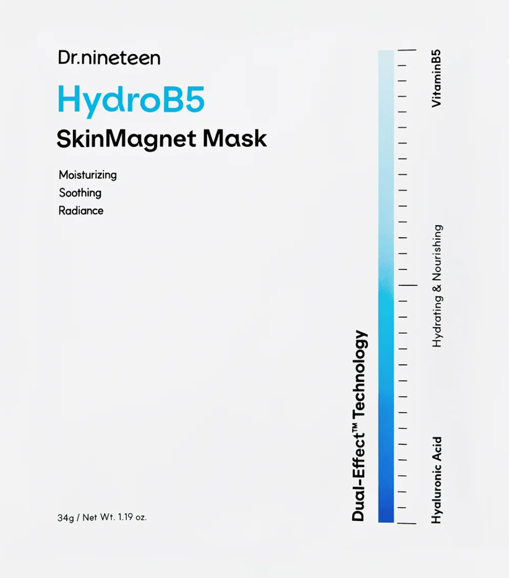 Dr.nineteen | Hydro B5 SkinMagnet Mask 4 x 34 g - Helvetskin