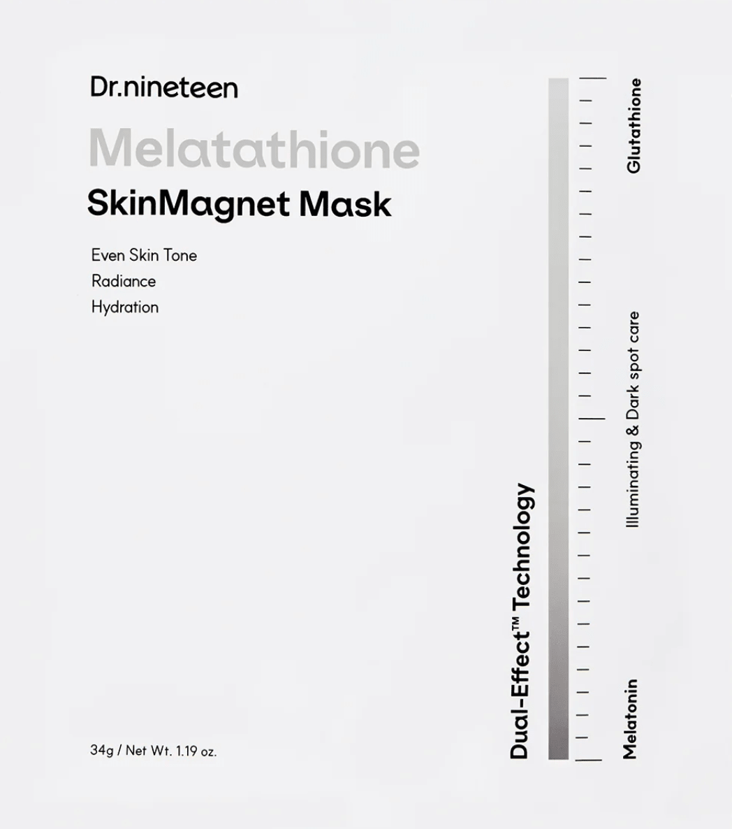 Dr.nineteen | Melatathione SkinMagnet Mask 4 x 34 g - Helvetskin