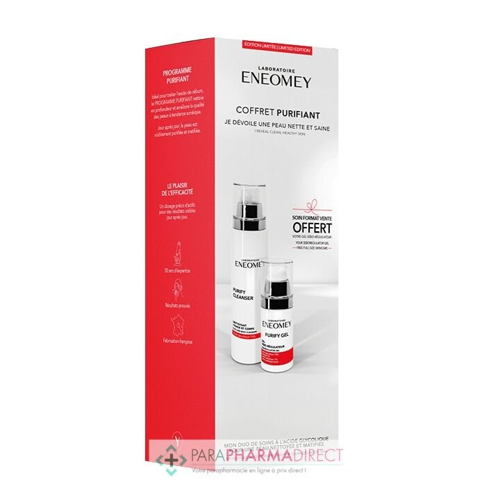 Eneomey | Coffret Purifiant (Purify Cleanser 150ml + Purify Gel 30ml) - Helvetskin