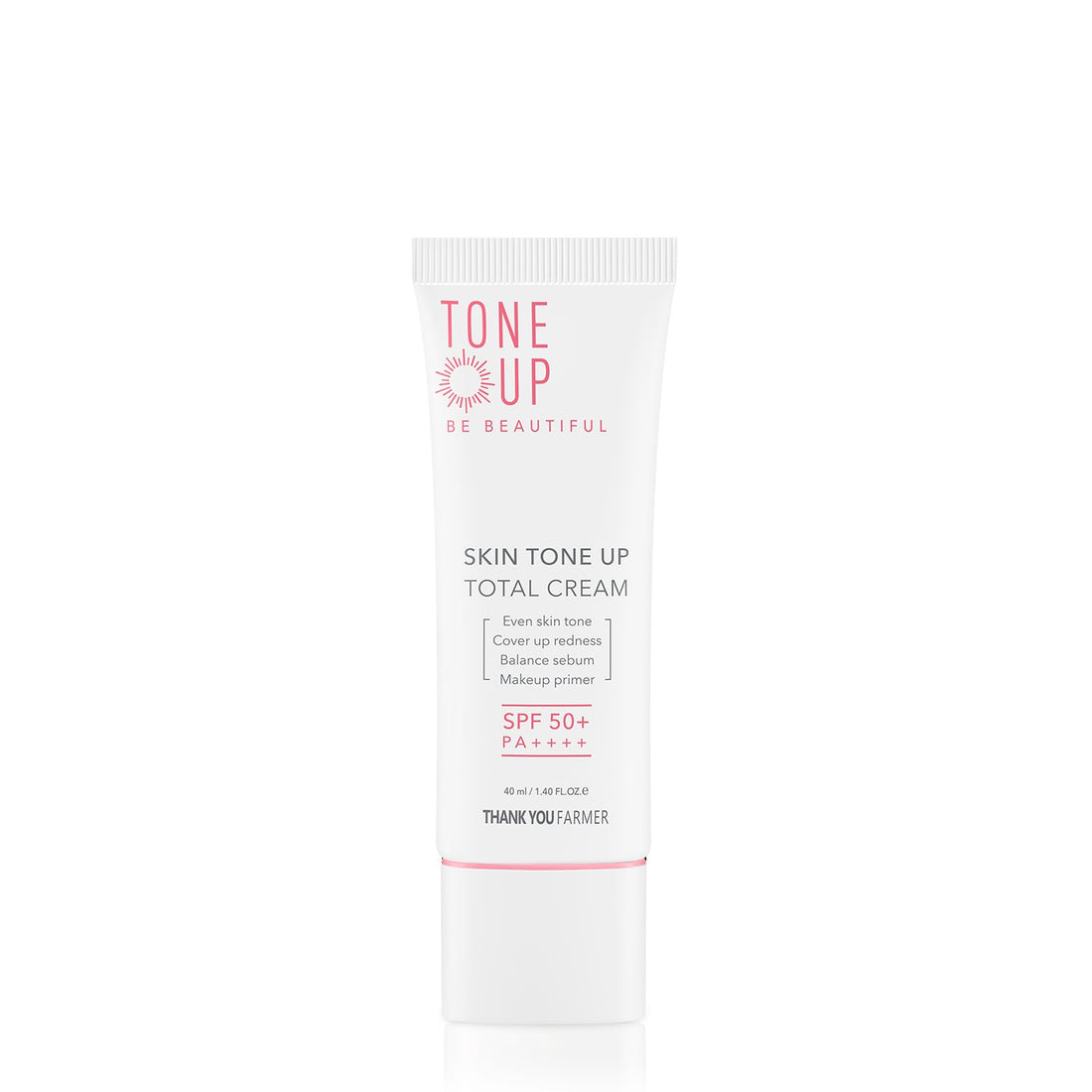 Thank You Farmer | Skin Tone Up Total Cream SPF50+ PA++++ 40 ml - Helvetskin