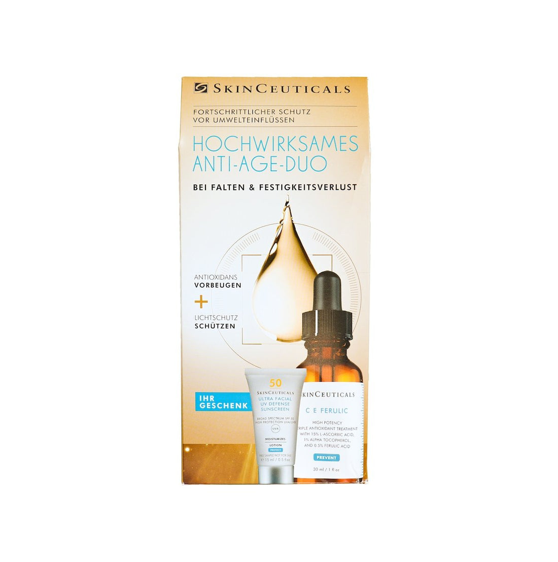 SkinCeuticals | C E Ferulic 30ml + Advanced Brightening UV Defense 15ml - Helvetskin