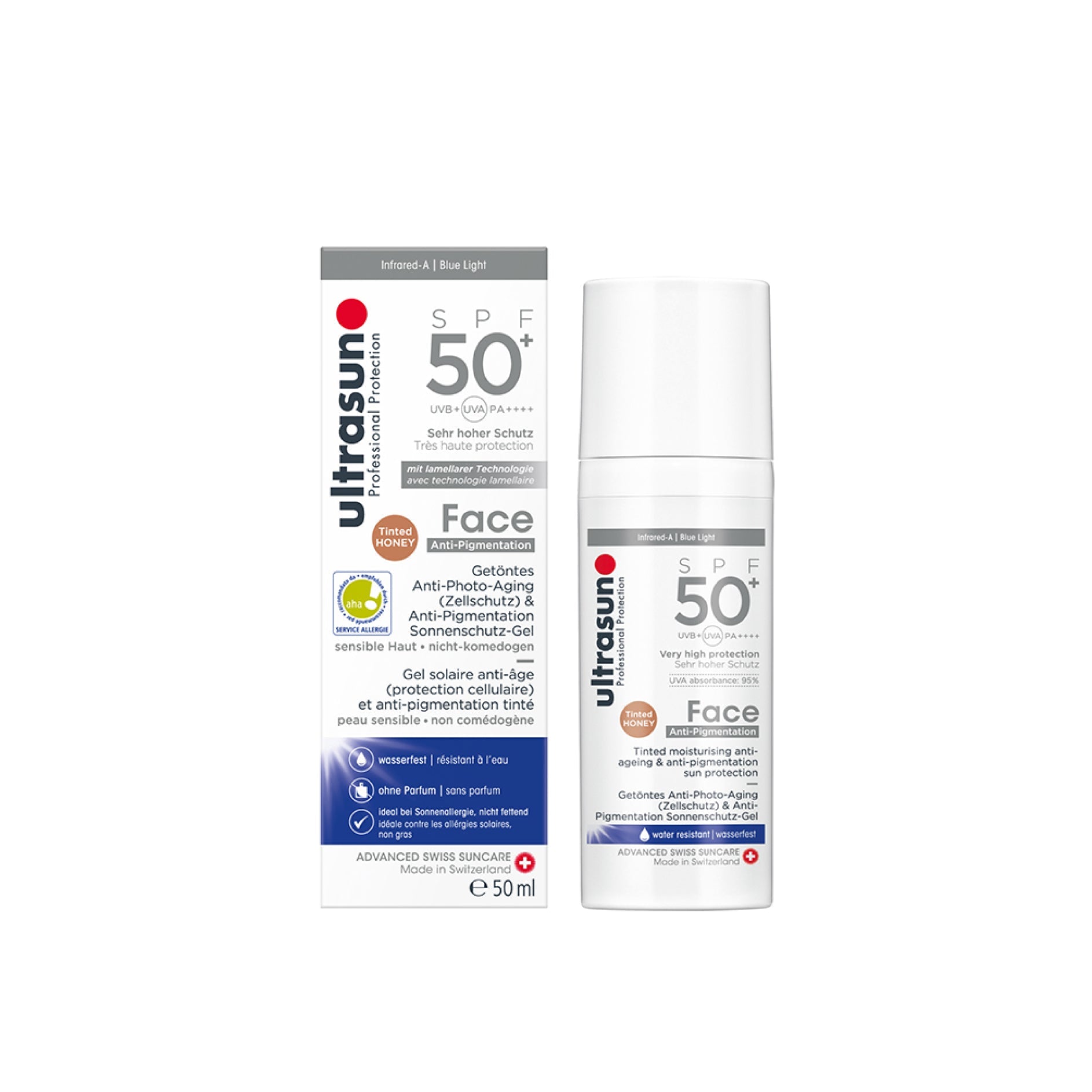 Ultrasun | Face Anti-Pigmentation Tinted Honey SPF50 50ml - Helvetskin