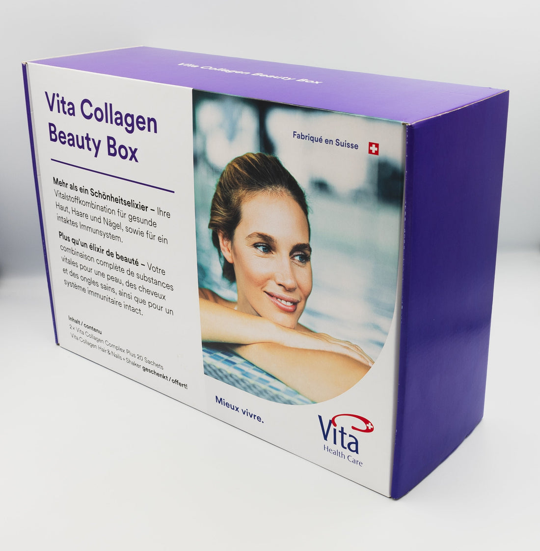 Vita Collagen | Complex® PLUS x2 + Vita Collagen Hair &amp; Nails et Shaker offerts - Helvetskin
